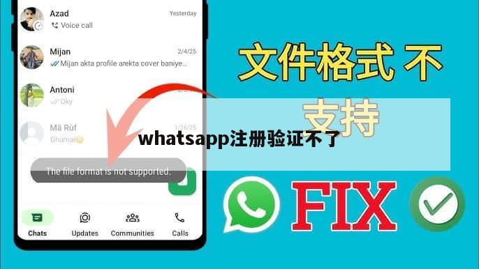 whatsapp注册验证不了